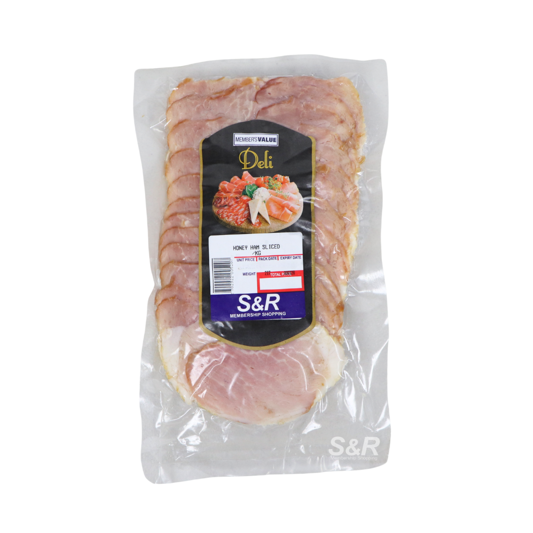Member's Value Deli Sliced Honey Ham approx 600g